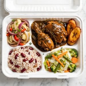 ACKEE & SALTFISH + BROWN STEW CHICKEN