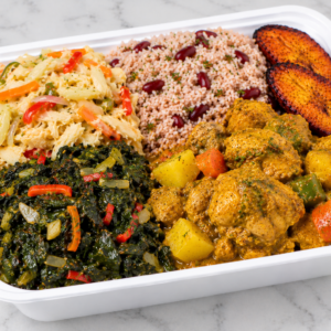 CALLAOO & SALFISH + CURRY CHICKEN