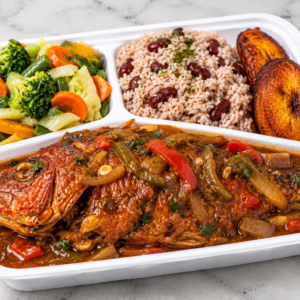 BROWN STEW RED SNAPPER