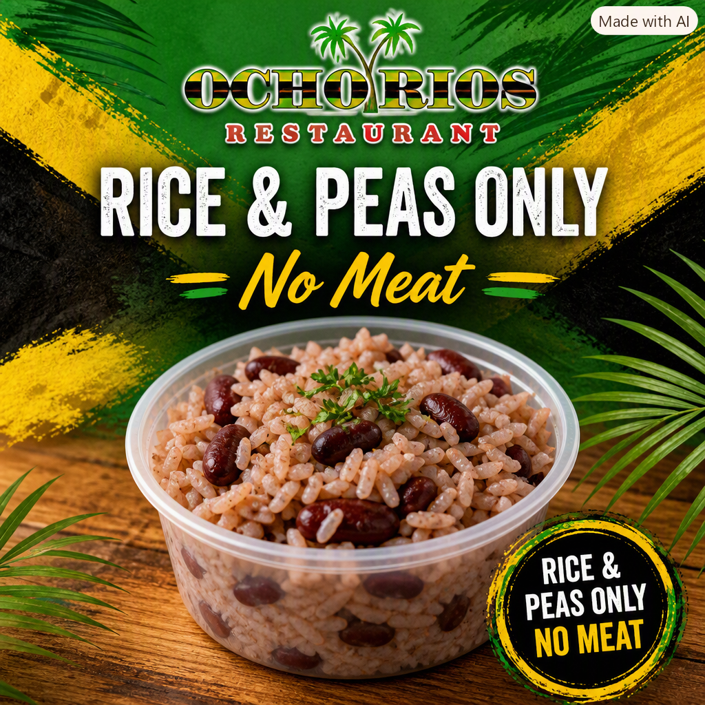 Rice & Peas Only, No Meat