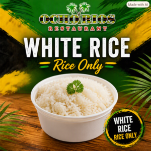 White Rice Only, No Meat
