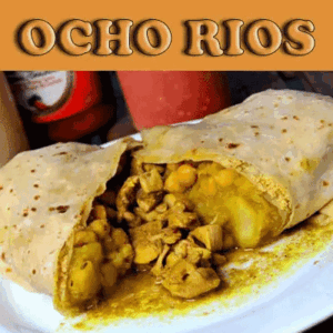 CURRY GOAT ROTI